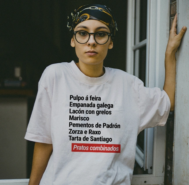 Camiseta Pratos combinados